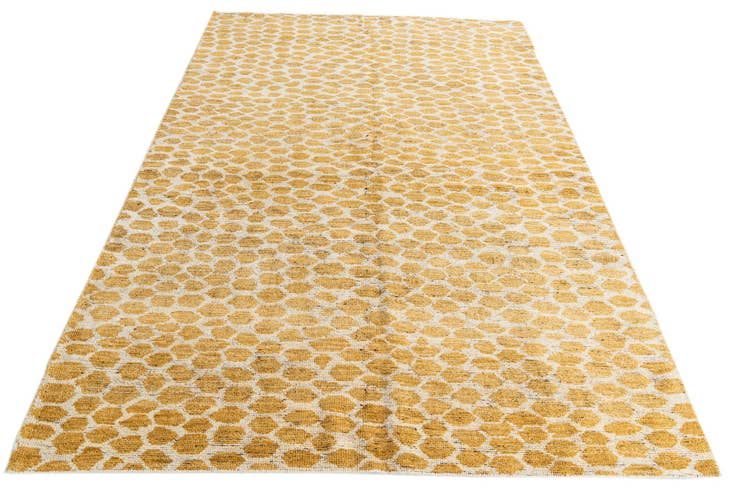 Detail image of 5' 10 x 8' 10 Hand Knotted Moroccan Wool Rug