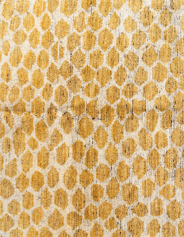 Detail image of 5' 10 x 8' 10  Hand Knotted Moroccan Wool Rug