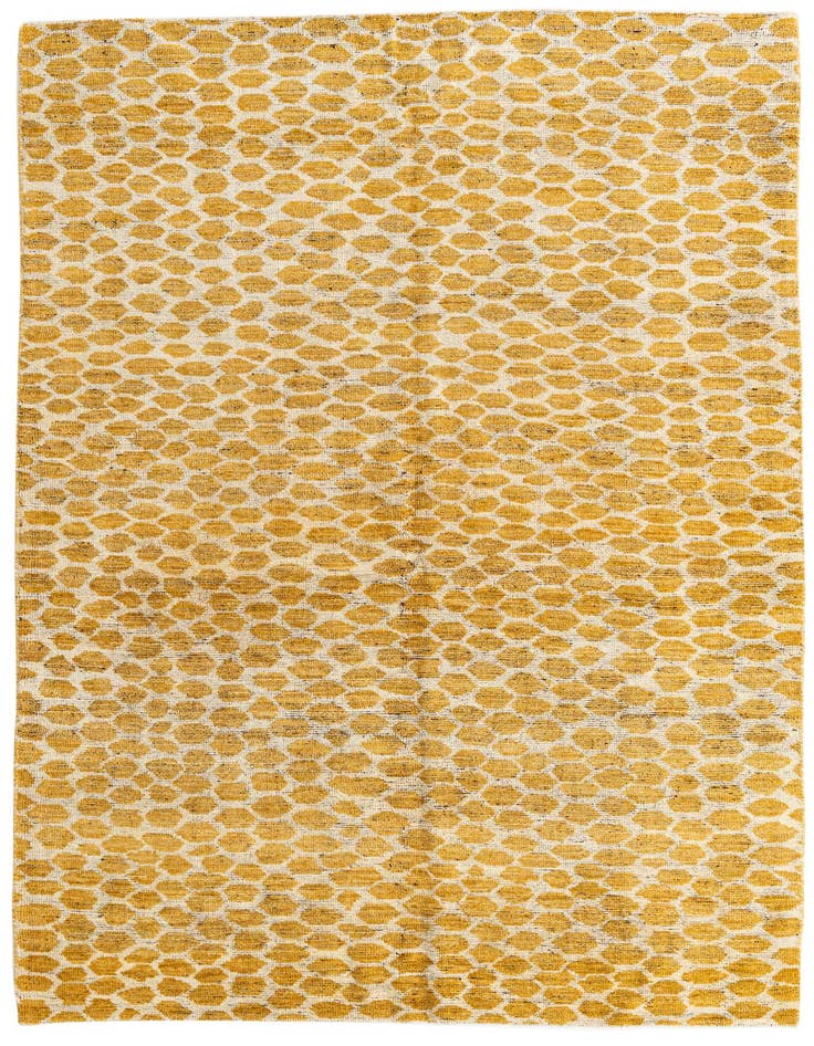 Detail image of 5' 10 x 8' 10 Hand Knotted Moroccan Wool Rug