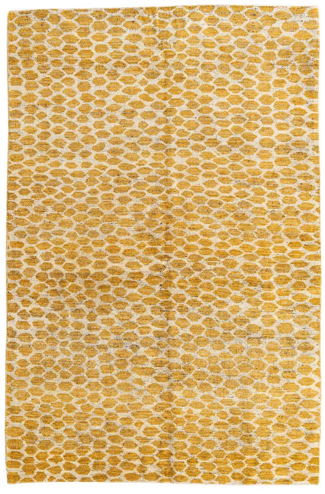 5' 10 x 8' 10 Hand Knotted Moroccan Wool Rug