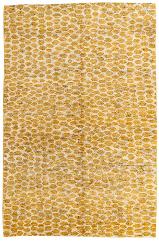 Detail image of 5' 10 x 8' 10 Hand Knotted Moroccan Wool Rug