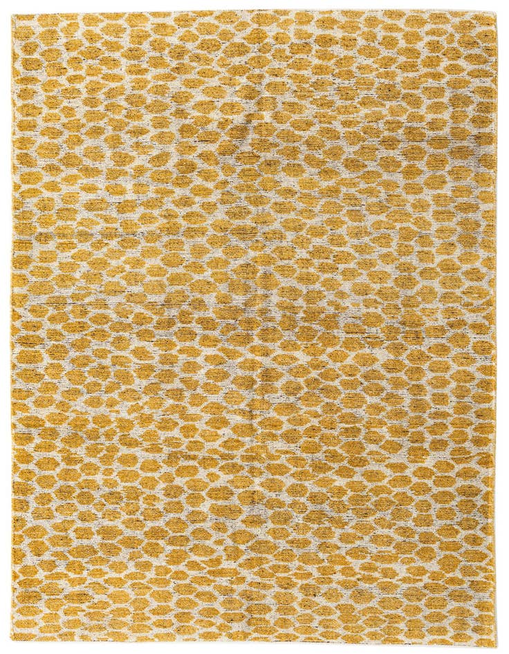 Detail image of 6' x 9' Hand Knotted Moroccan Wool Rug