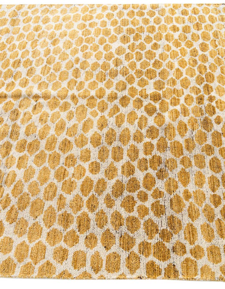 Detail image of 6' x 9'  Hand Knotted Moroccan Wool Rug