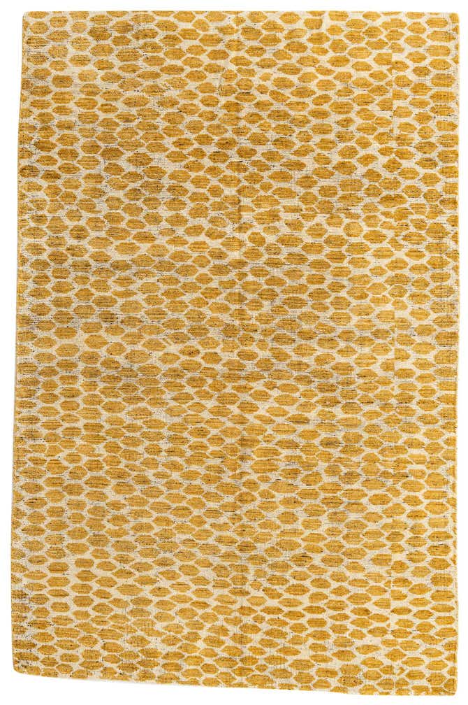 6' x 9' 2 Hand Knotted Moroccan Wool Rug