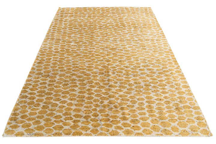 6' 1 x 8' 9 Hand Knotted Moroccan Wool Rug