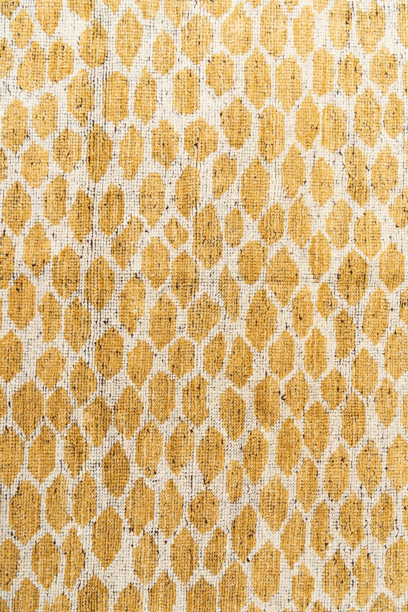 6' 1 x 8' 9 Hand Knotted Moroccan Wool Rug