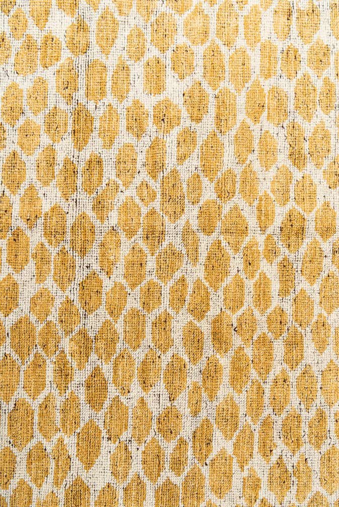 6' 1 x 8' 9 Hand Knotted Moroccan Wool Rug