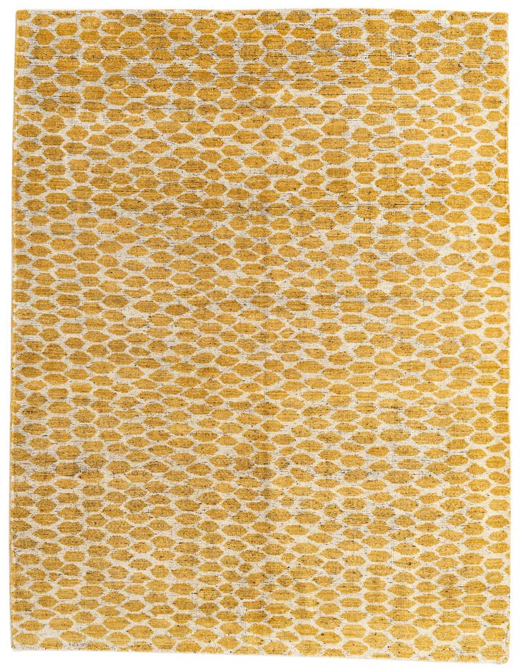 Detail image of 6' 1 x 8' 9 Hand Knotted Moroccan Wool Rug