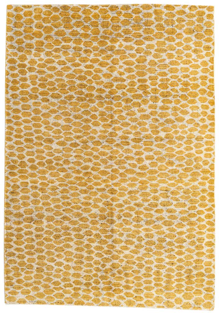 6' 1 x 8' 9 Hand Knotted Moroccan Wool Rug