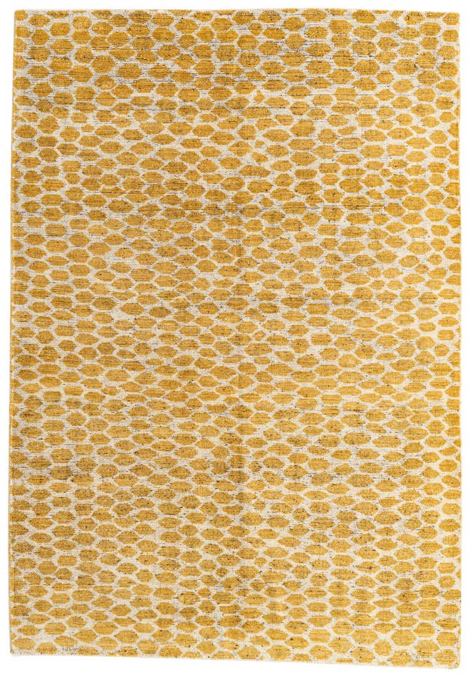 Detail image of 6' 1 x 8' 9 Hand Knotted Moroccan Wool Rug