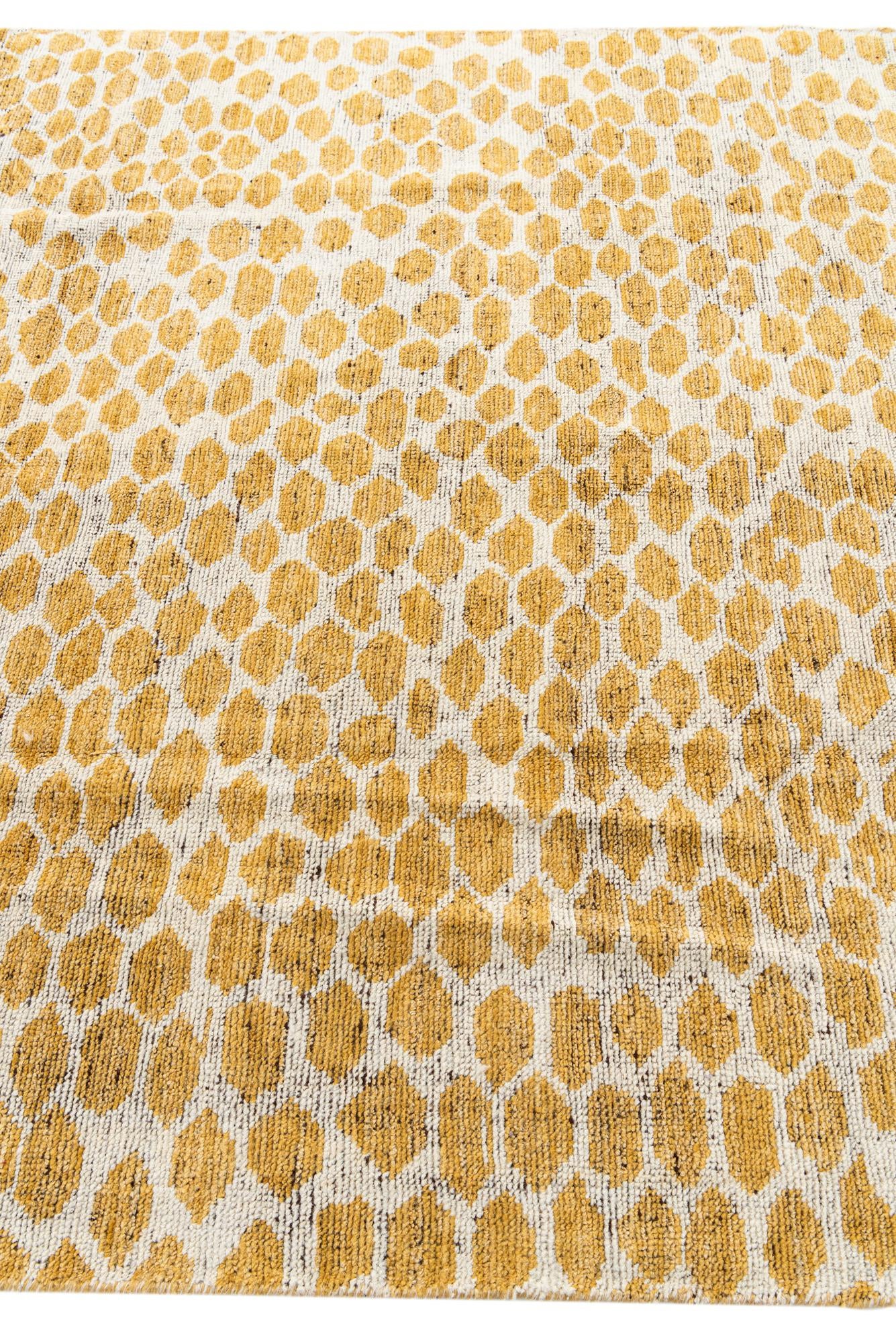 6' x 9' Hand Knotted Moroccan Wool Rug