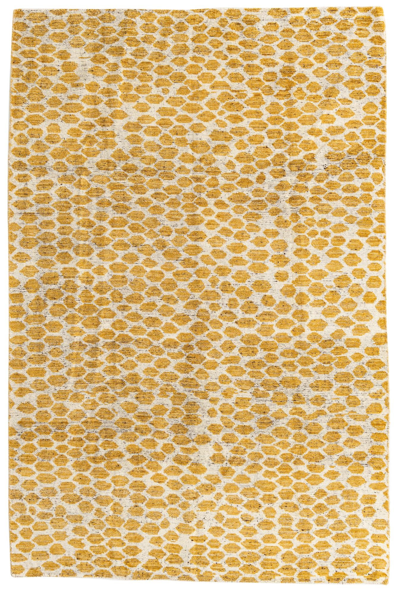 6' x 9' Hand Knotted Moroccan Wool Rug