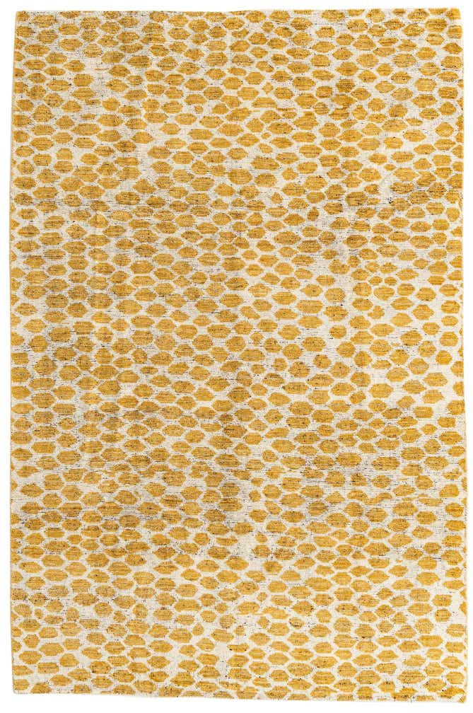6' x 9' Hand Knotted Moroccan Wool Rug