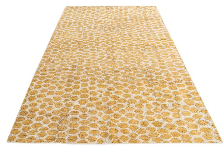Detail image of 6' x 9' Hand Knotted Moroccan Wool Rug