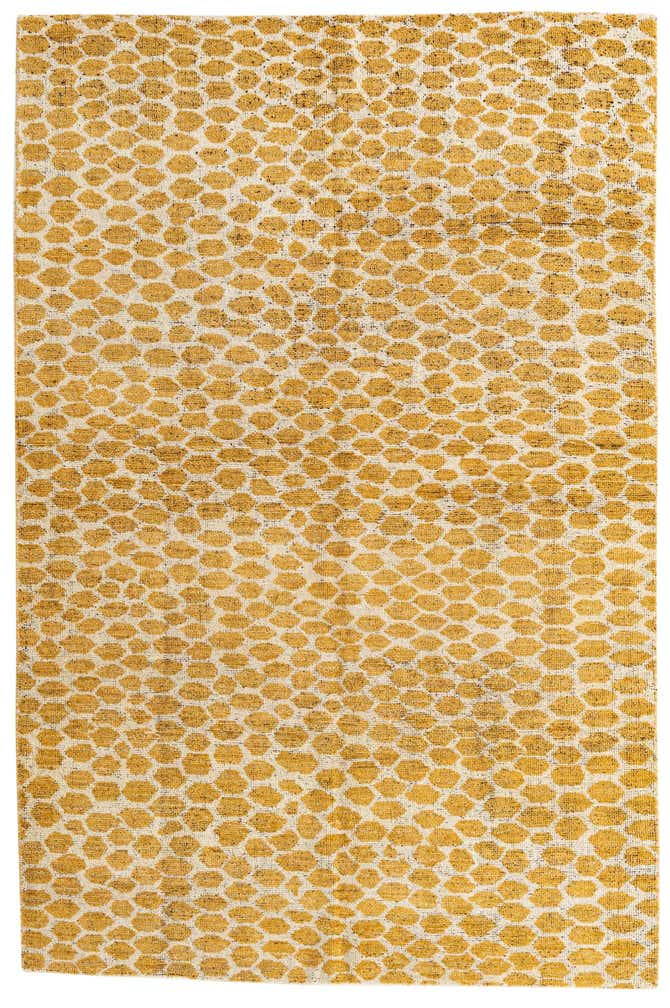 6' x 9' Hand Knotted Moroccan Wool Rug