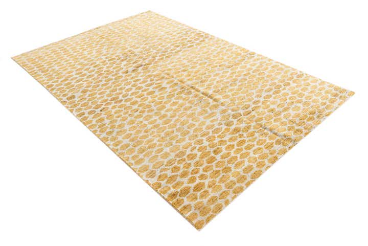6' x 9' 1 Hand Knotted Moroccan Wool Rug