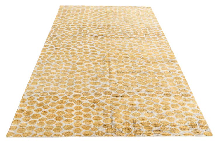 Detail image of 6' x 9' 1 Hand Knotted Moroccan Wool Rug