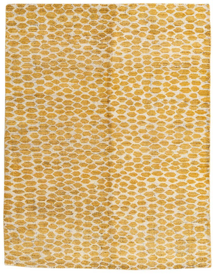 Detail image of 6' 2 x 9' Hand Knotted Moroccan Wool Rug