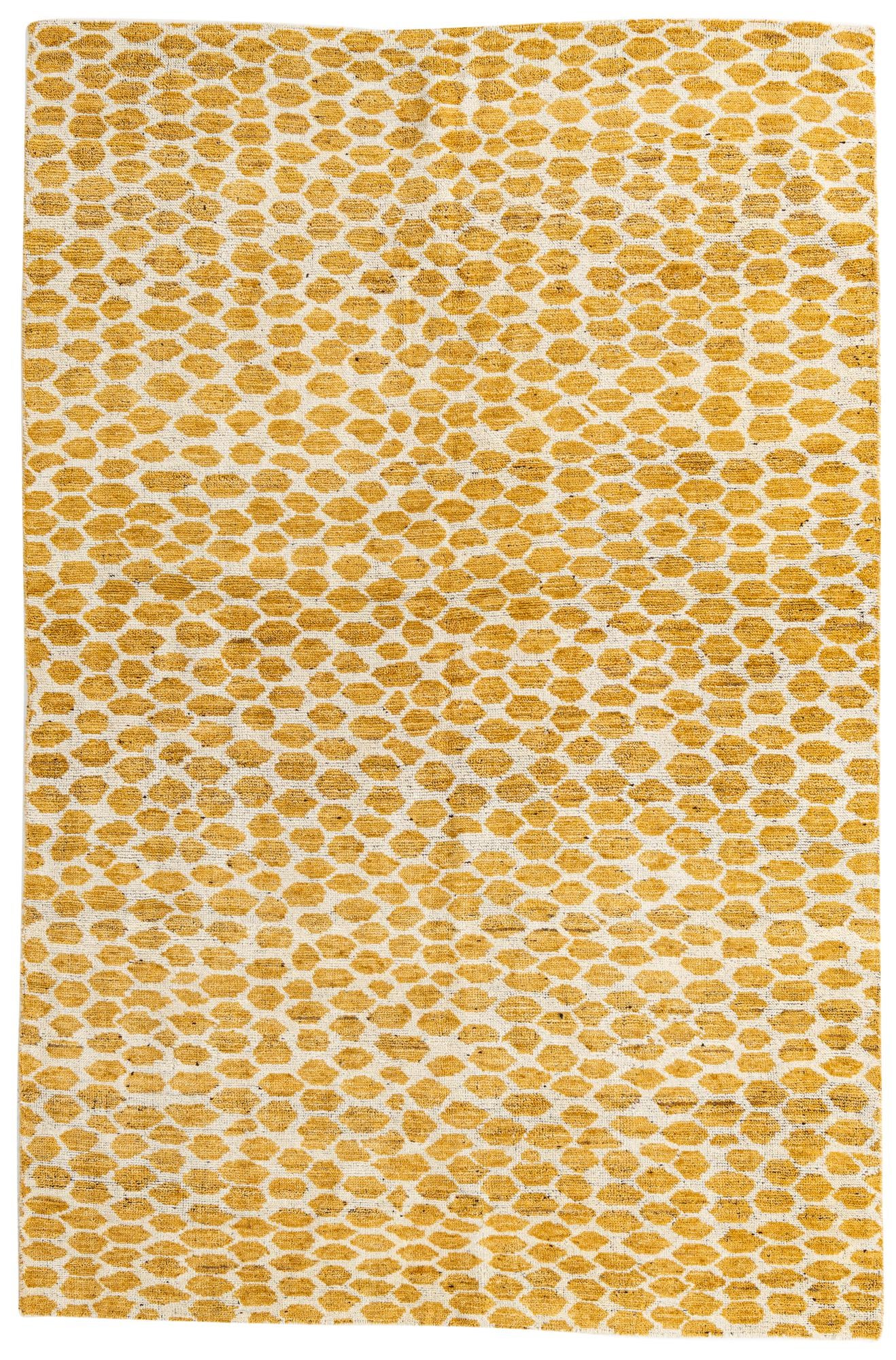 6' x 9' 2 Hand Knotted Moroccan Wool Rug