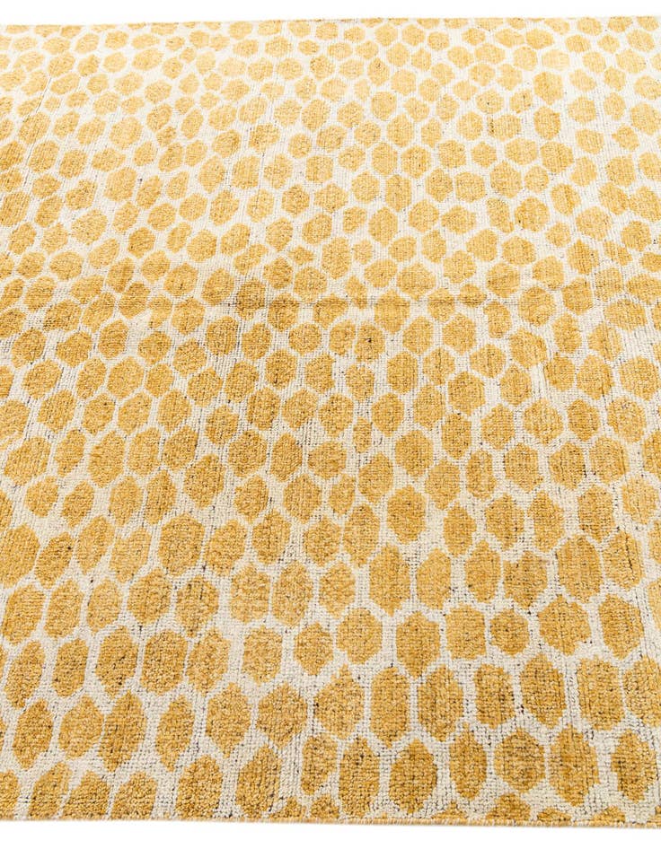 Detail image of 6' 2 x 9' 2  Hand Knotted Moroccan Wool Rug