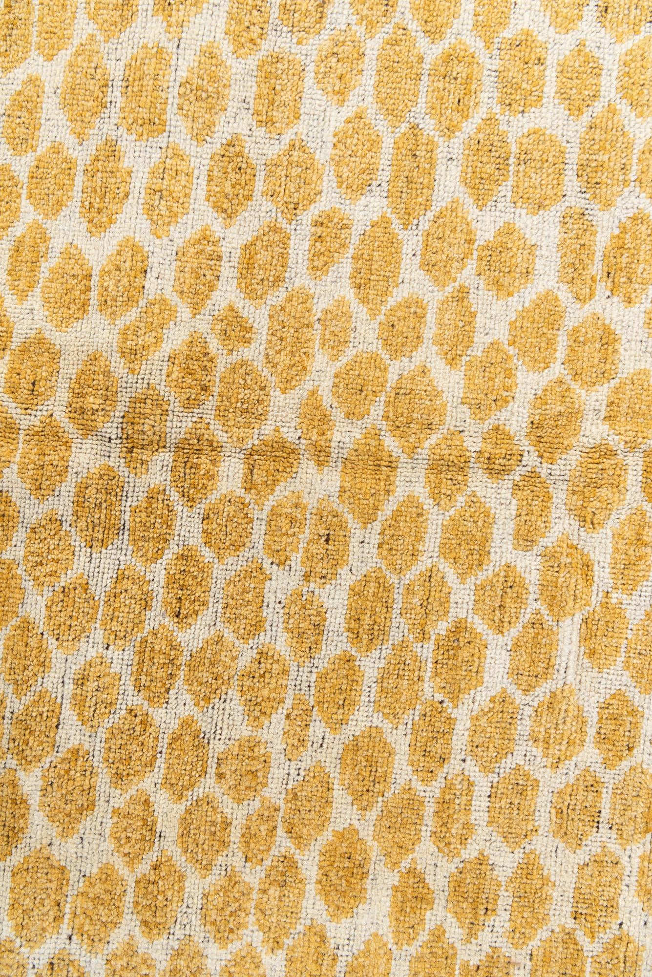 6' 2 x 9' 2 Hand Knotted Moroccan Wool Rug