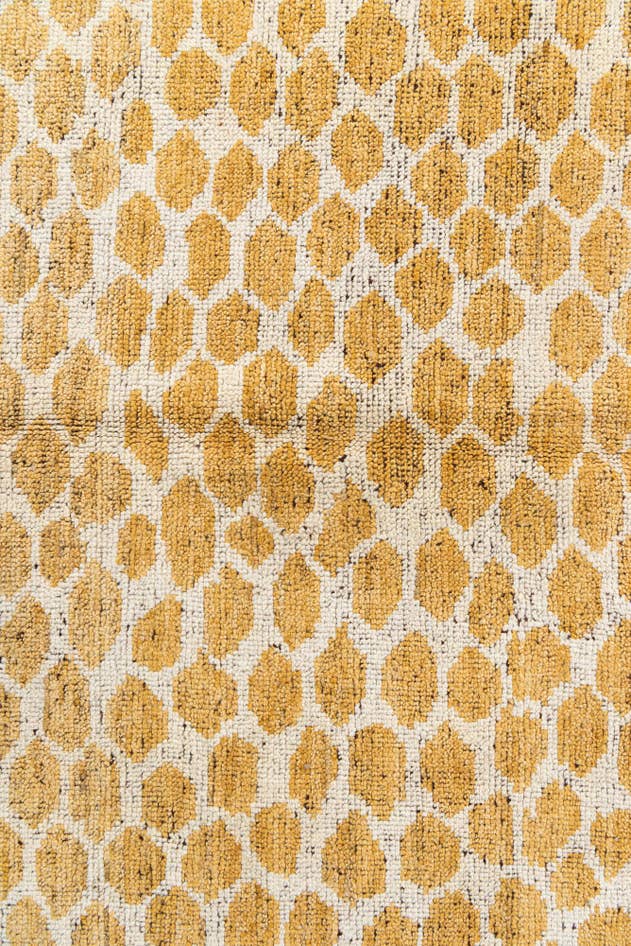 Detail image of 6' 2 x 9' 2 Hand Knotted Moroccan Wool Rug