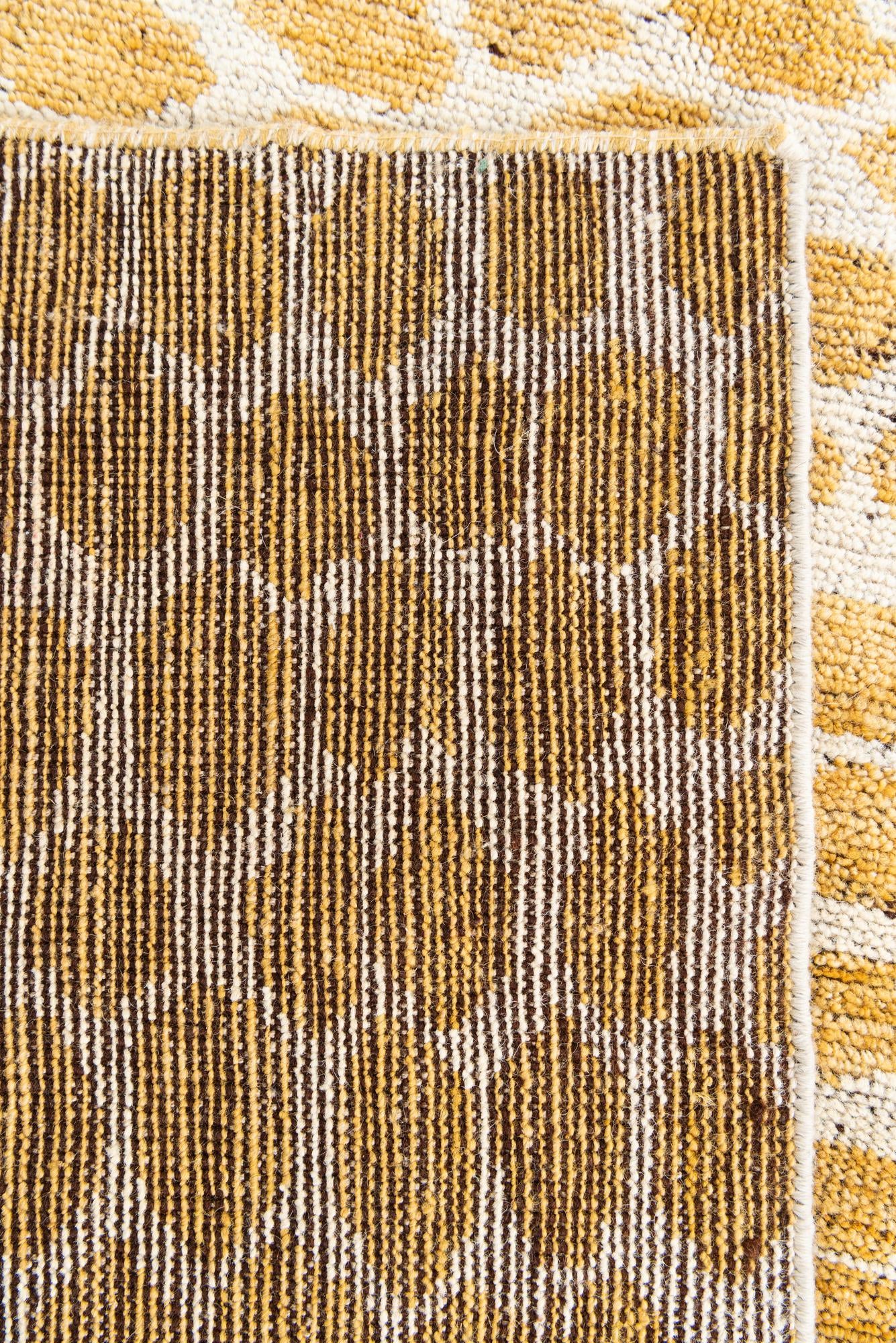 6' x 9' 2 Hand Knotted Moroccan Wool Rug