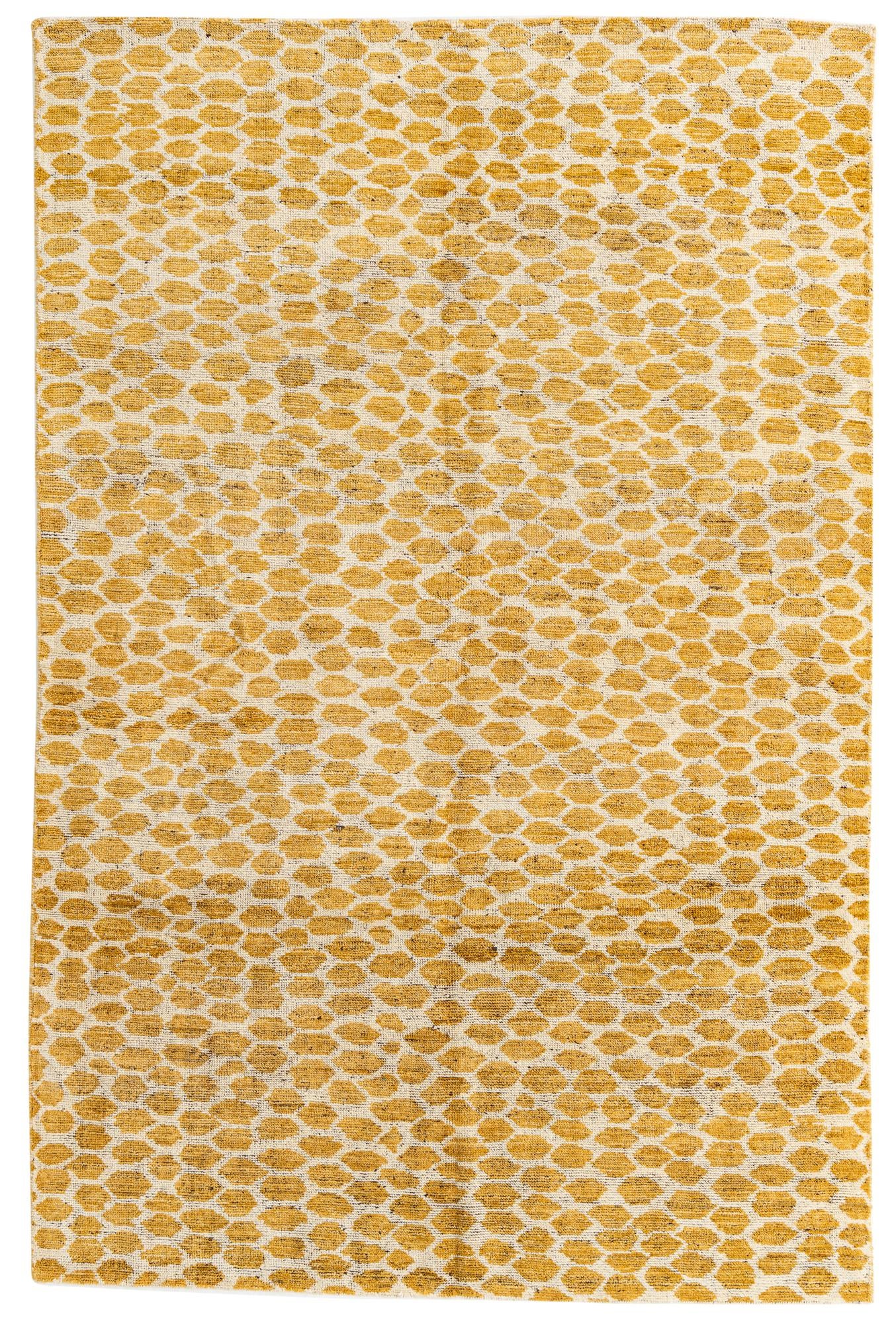 6' x 9' 2 Hand Knotted Moroccan Wool Rug