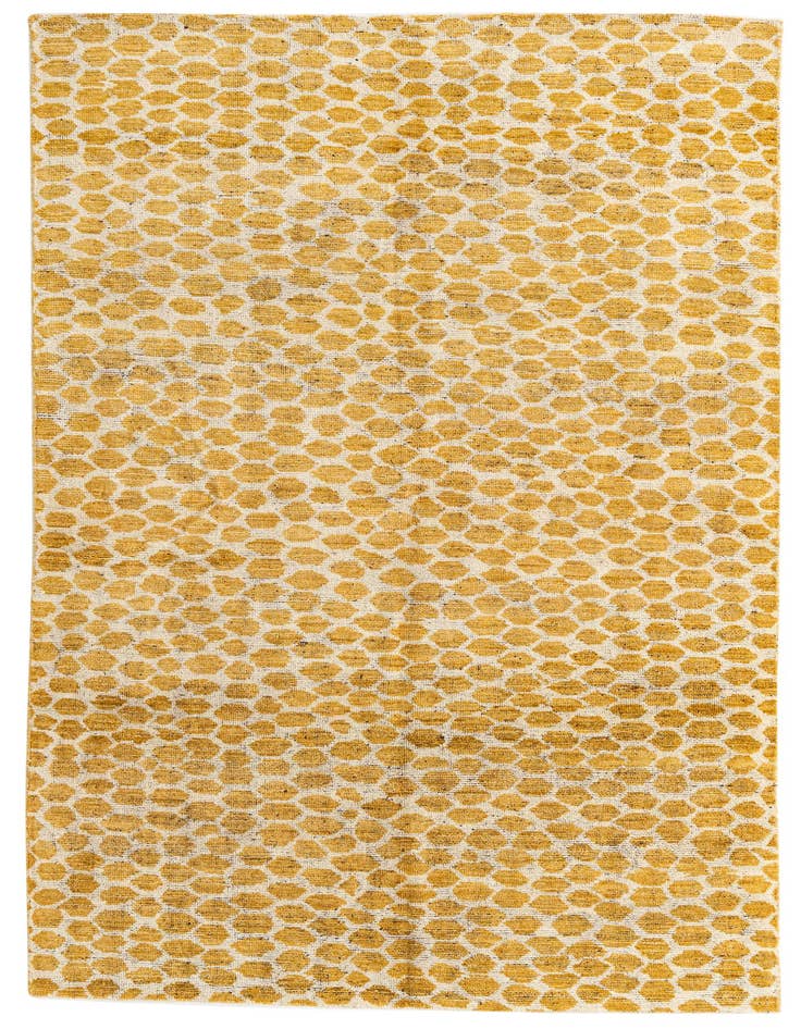 Detail image of 6' x 9' 2 Hand Knotted Moroccan Wool Rug