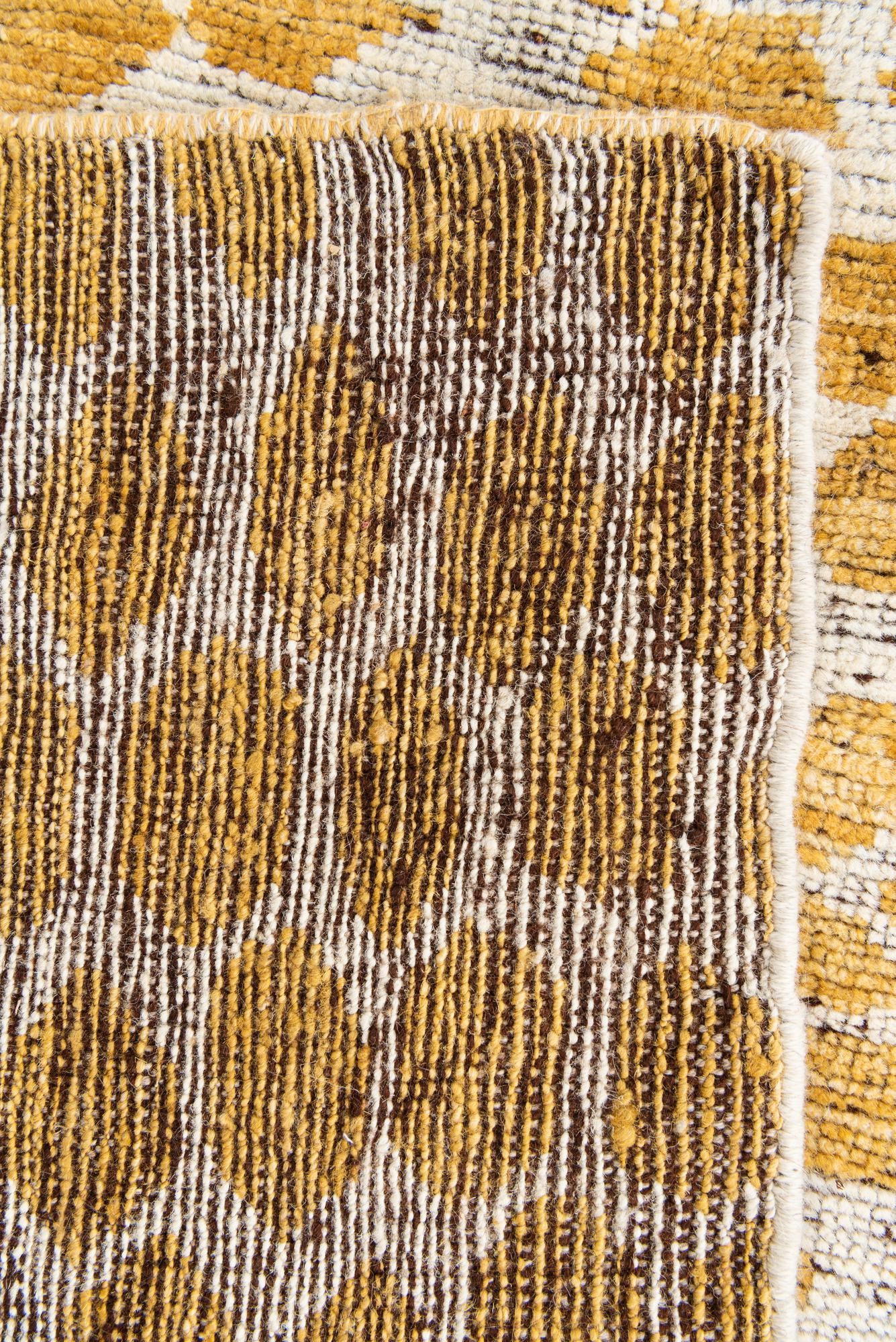 6' x 9' 1 Hand Knotted Moroccan Wool Rug