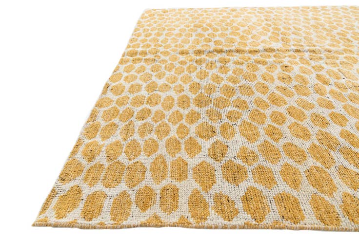 Detail image of 6' 2 x 9' 2 Hand Knotted Moroccan Wool Rug
