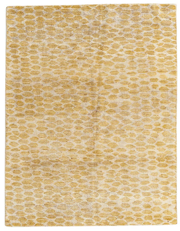 Detail image of 5' x 8' Hand Knotted Moroccan Wool Rug