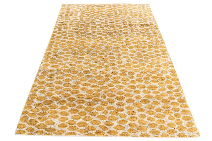 5' x 8' 1 Hand Knotted Moroccan Wool Rug