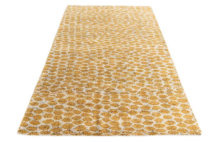 5' x 8' 1 Hand Knotted Moroccan Wool Rug