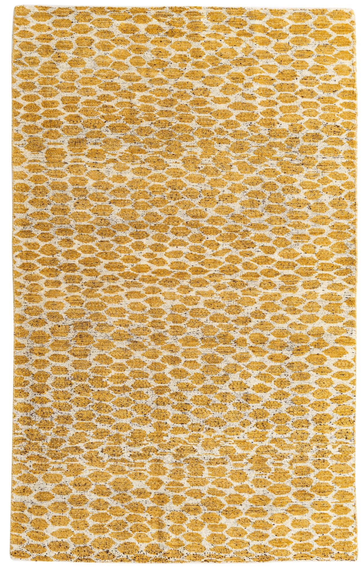 5' x 8' 1 Hand Knotted Moroccan Wool Rug