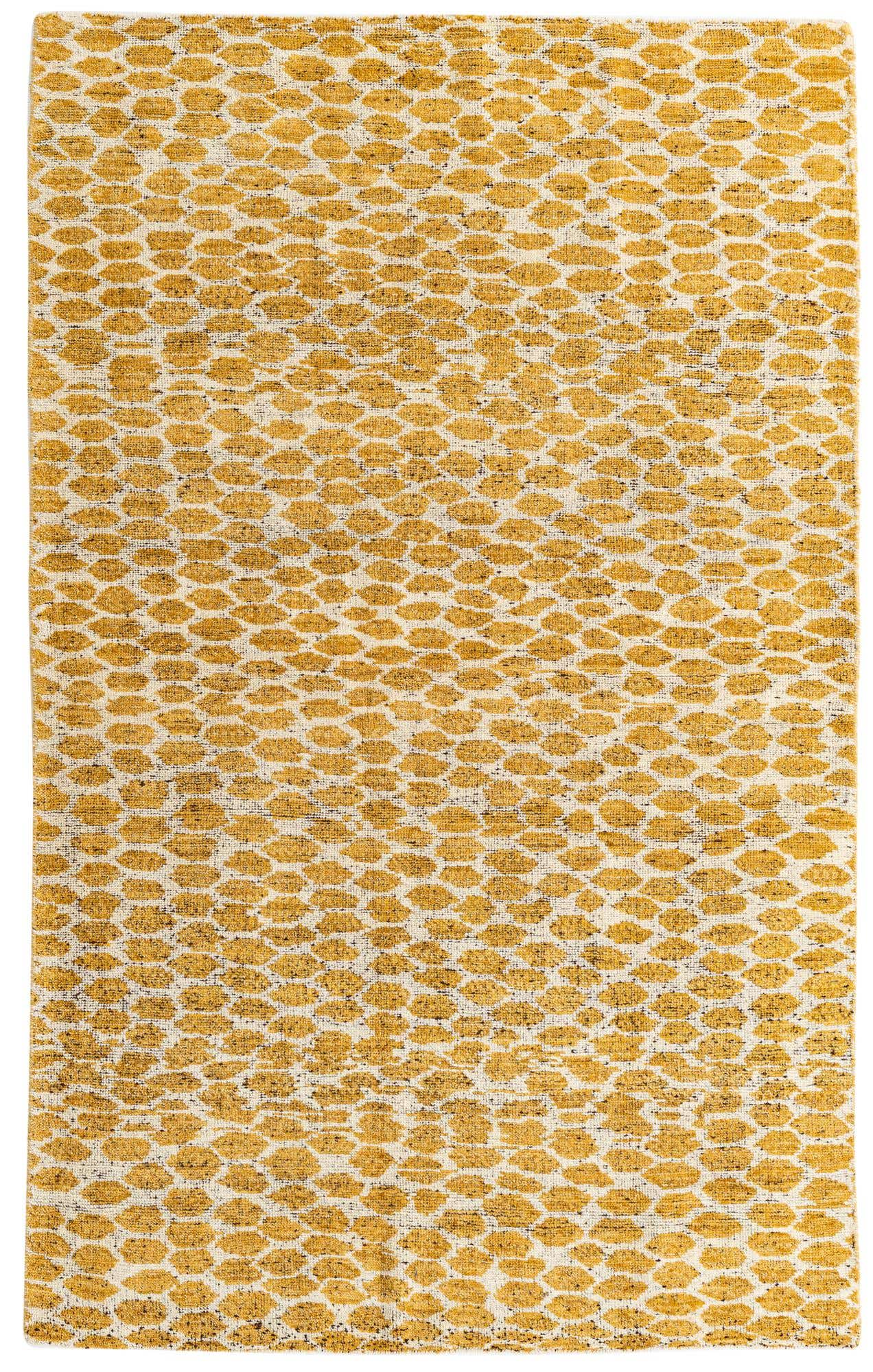 5' x 8' 1 Hand Knotted Moroccan Wool Rug