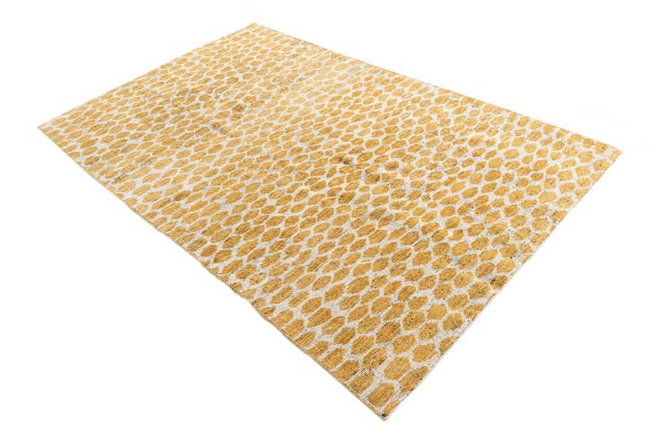 Detail image of 5' x 8' Hand Knotted Moroccan Wool Rug