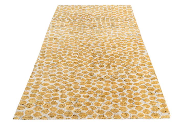 Detail image of 5' x 8' Hand Knotted Moroccan Wool Rug