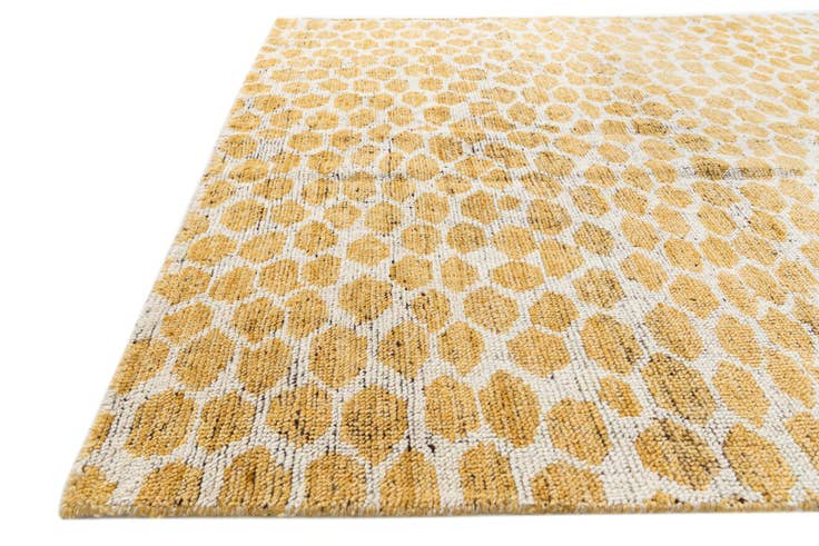 Detail image of 5' x 8' Hand Knotted Moroccan Wool Rug