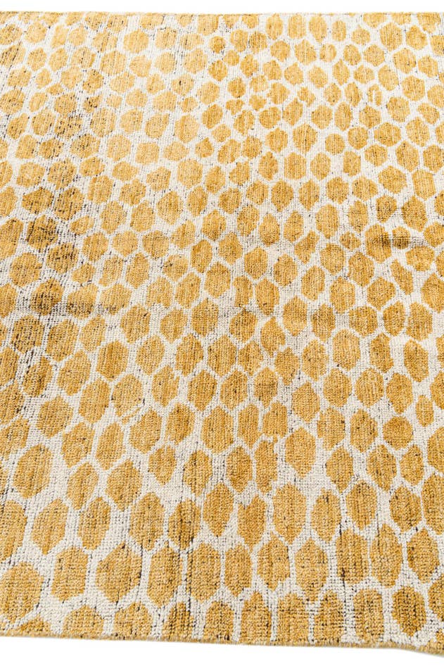 Detail image of 5' x 8' Hand Knotted Moroccan Wool Rug