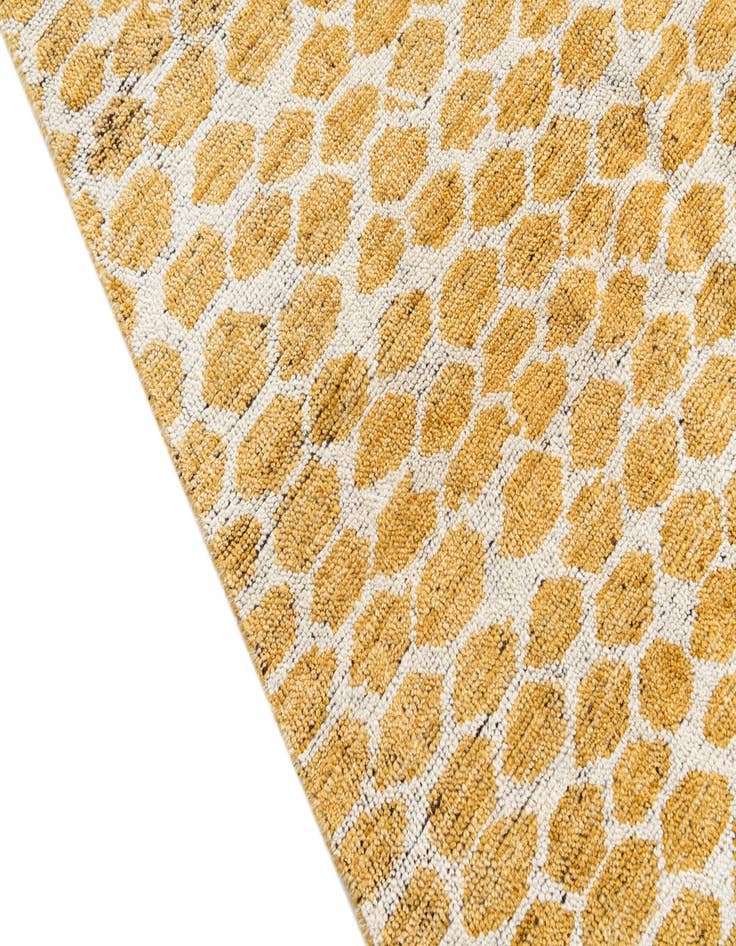 Detail image of 5' x 8' Hand Knotted Moroccan Wool Rug