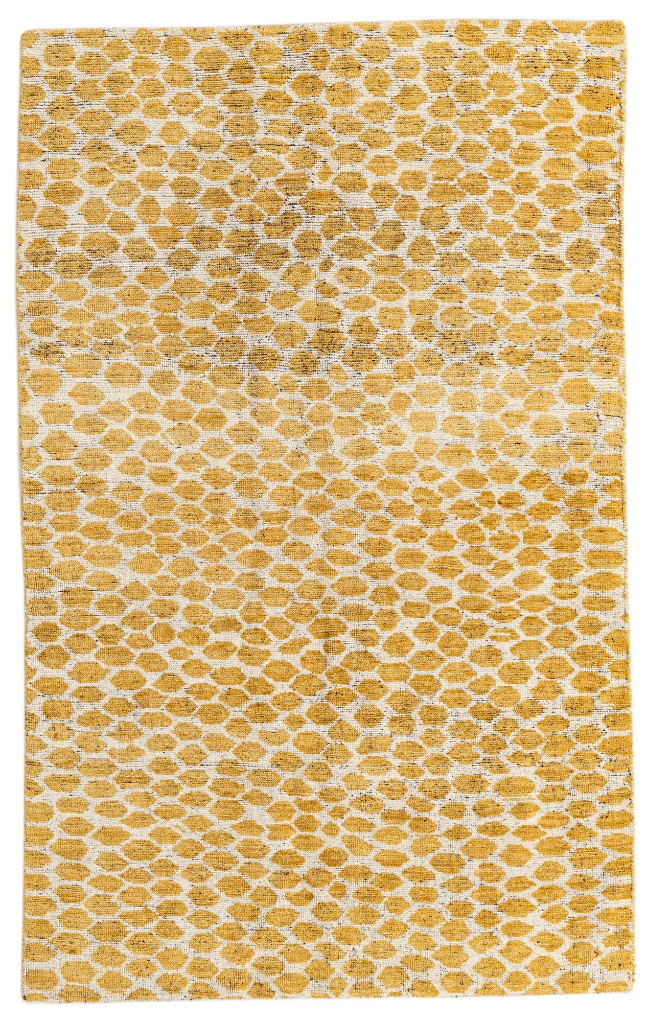 5' x 8' Hand Knotted Moroccan Wool Rug