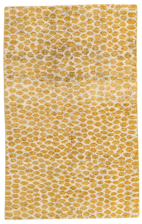 Detail image of 5' x 8' Hand Knotted Moroccan Wool Rug