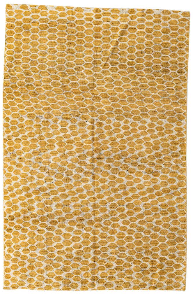 6' x 9' 1 Hand Knotted Moroccan Wool Rug