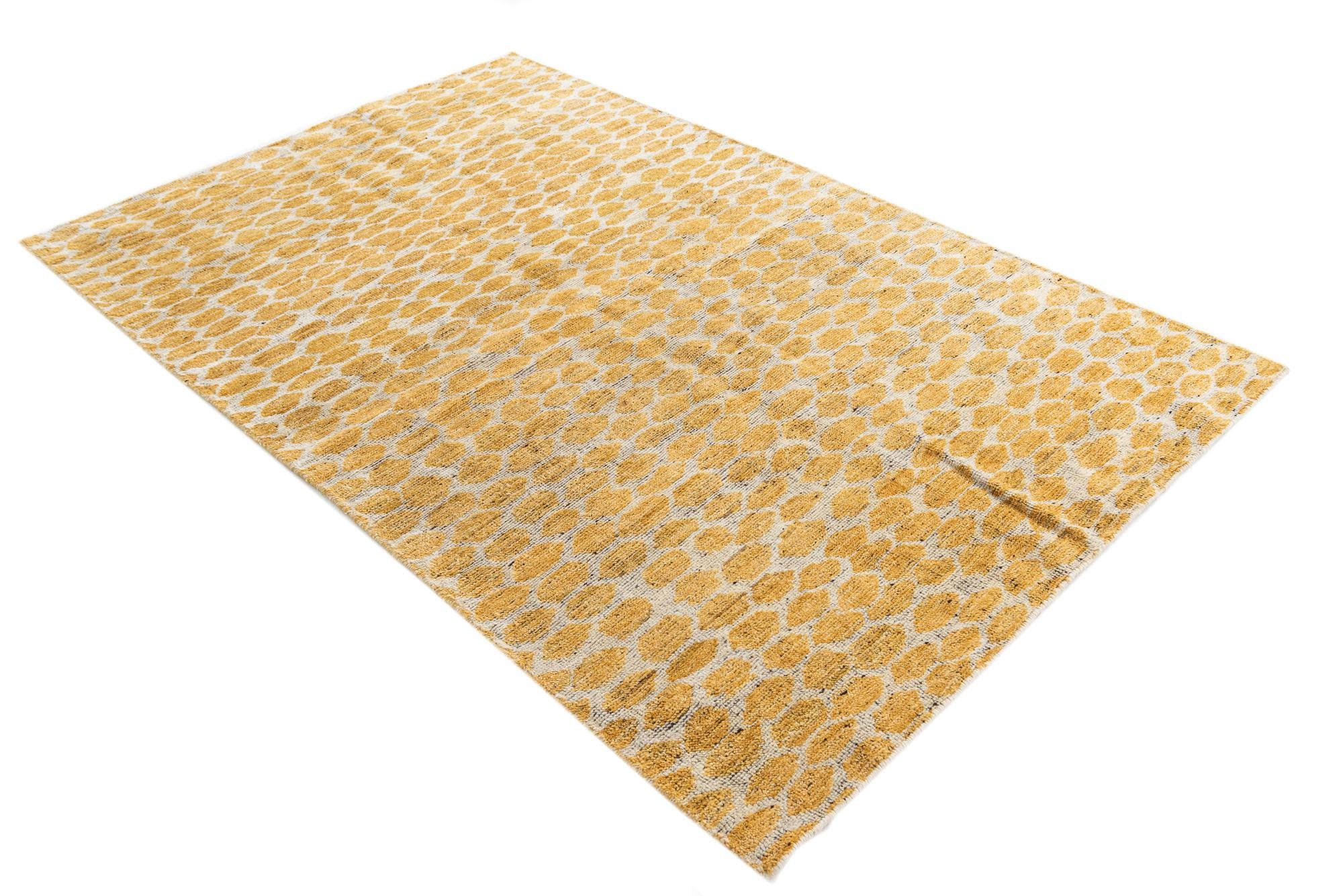 5' x 8' Hand Knotted Moroccan Wool Rug