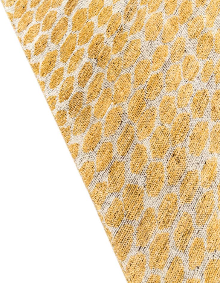 Detail image of 5' x 8'  Hand Knotted Moroccan Wool Rug