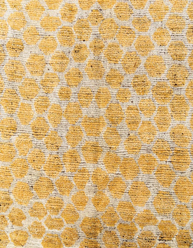 Detail image of 5' x 8'  Hand Knotted Moroccan Wool Rug