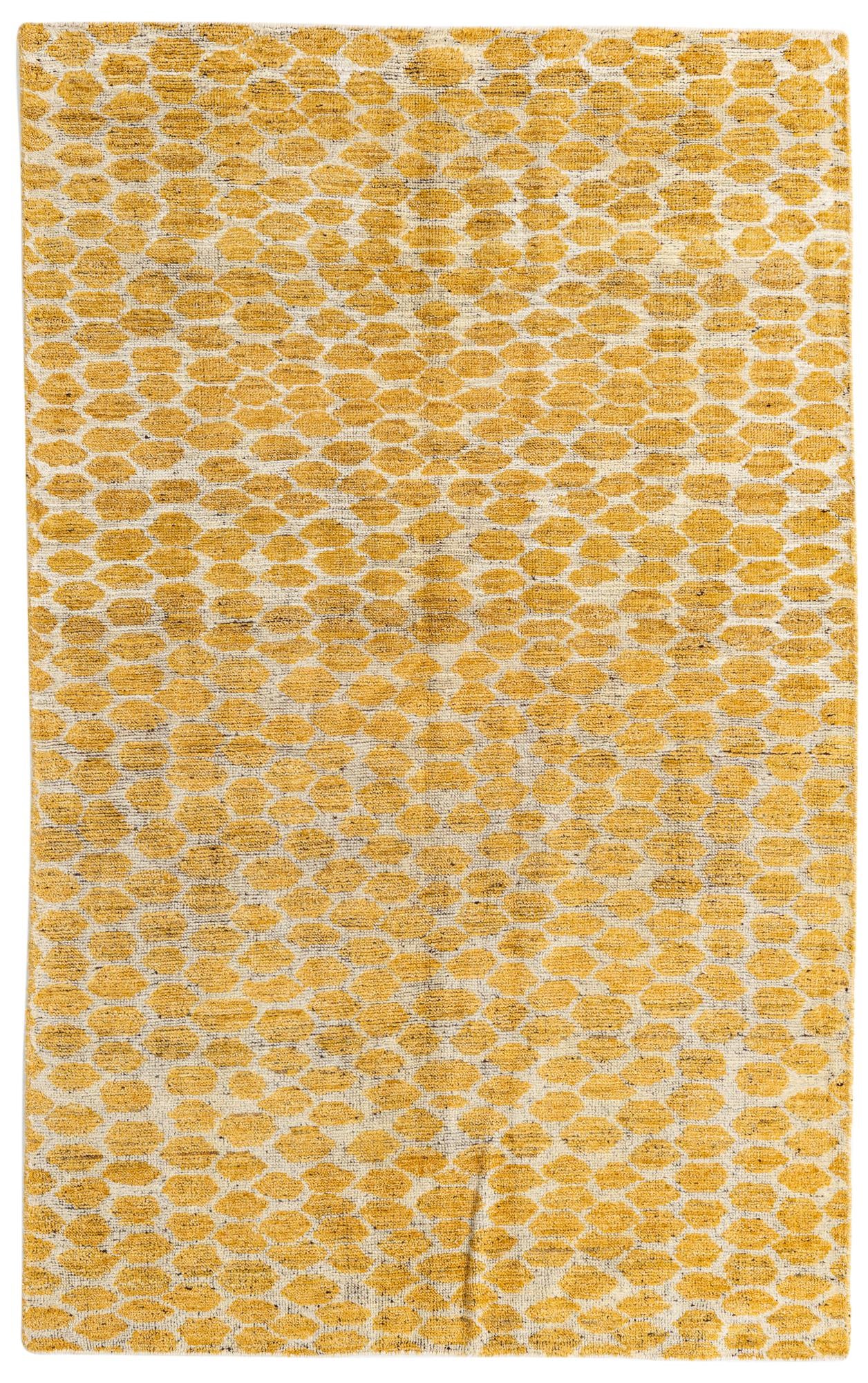 5' x 8' Hand Knotted Moroccan Wool Rug