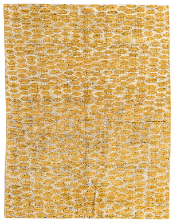 Detail image of 5' x 8' Hand Knotted Moroccan Wool Rug