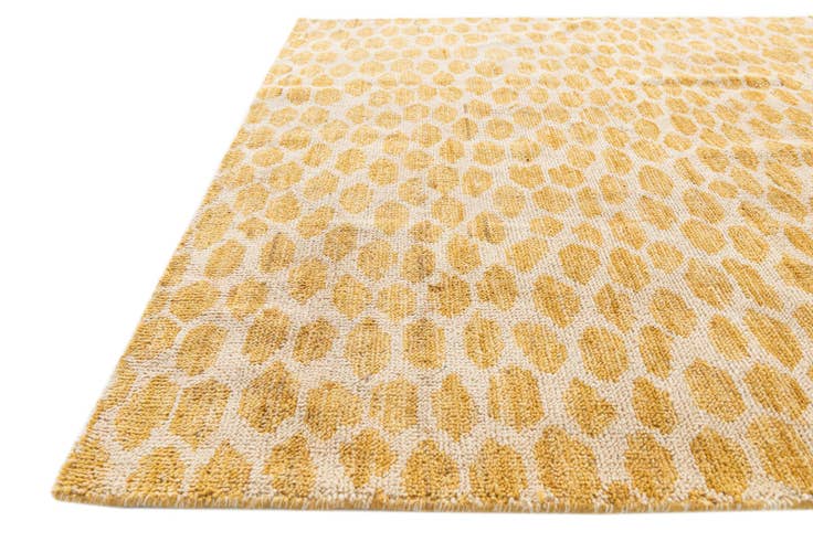 Detail image of 4' 10 x 8' Hand Knotted Moroccan Wool Rug